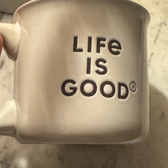 Life Is Good Cream Dachshund Mug - Picture 4 of 5